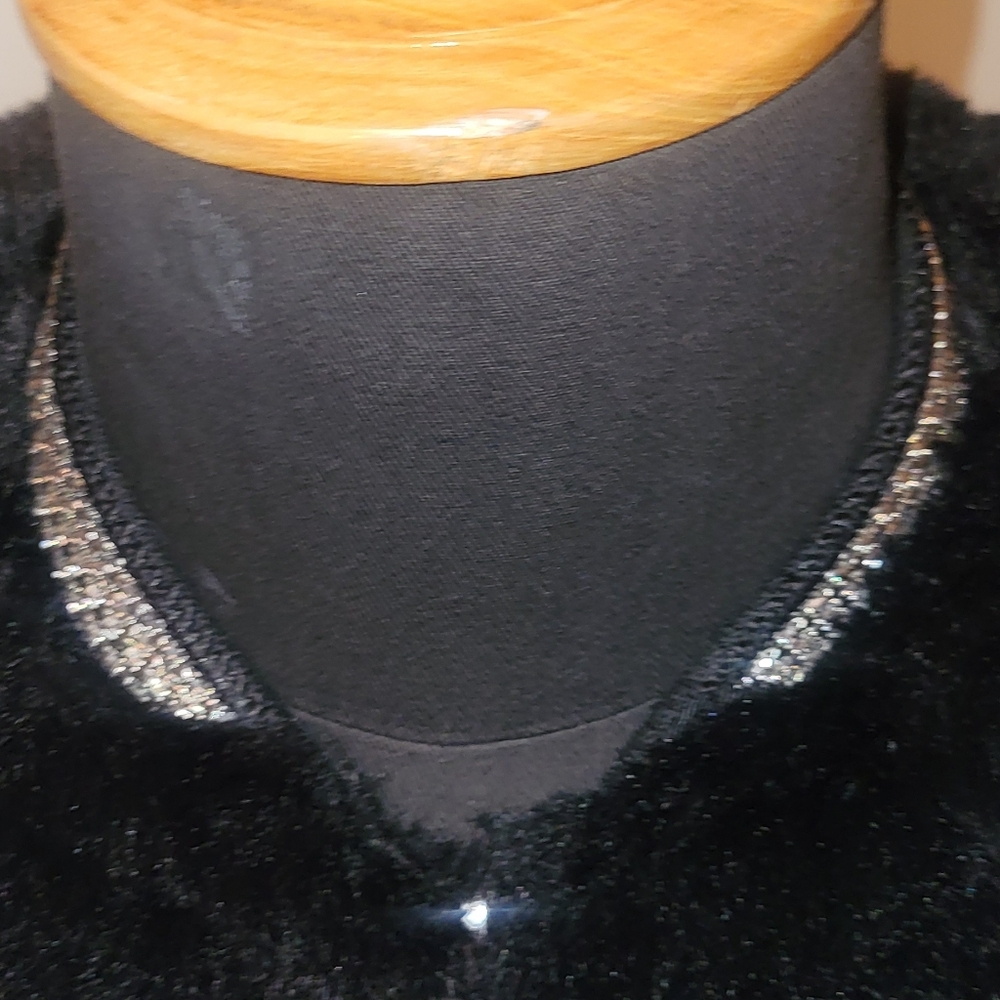 Zara Basic Black Faux Fur jacket - Picture 3 of 4